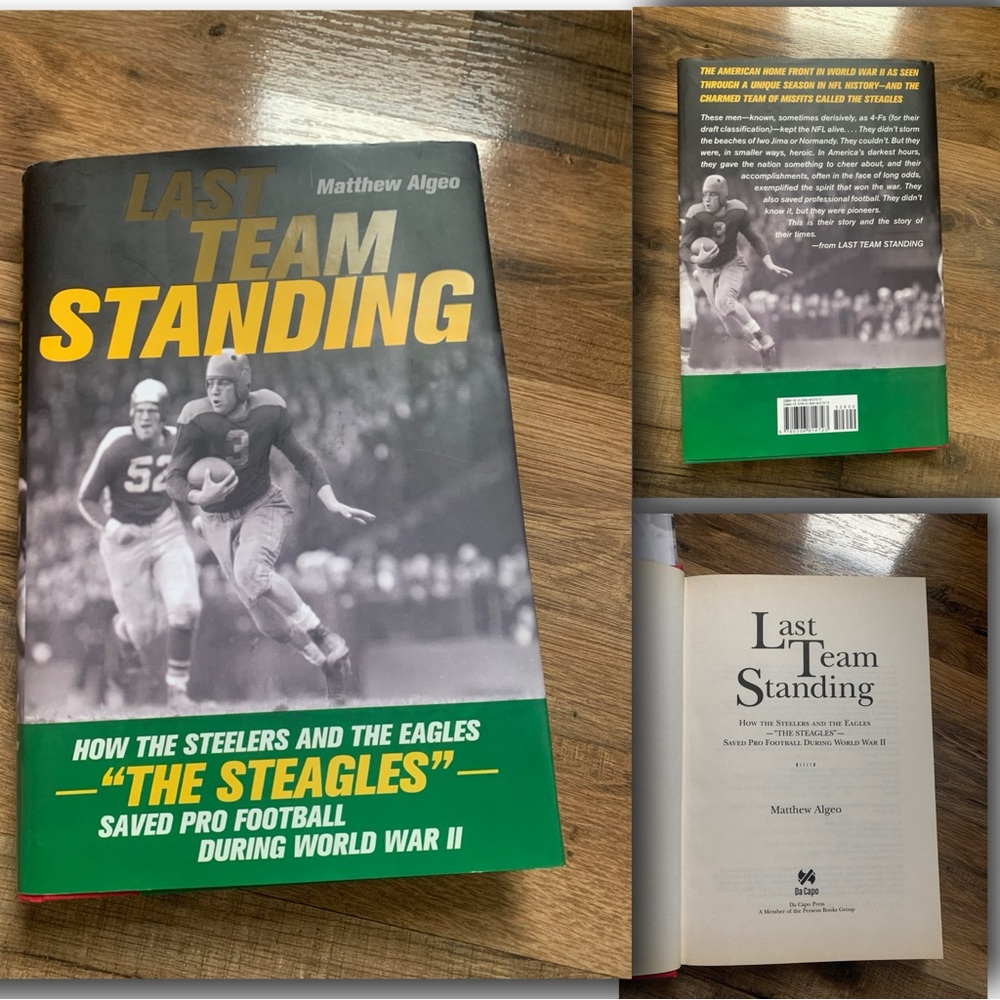 Hardcover Book Last Team Standing “Steagles” Matthew Algeo Author